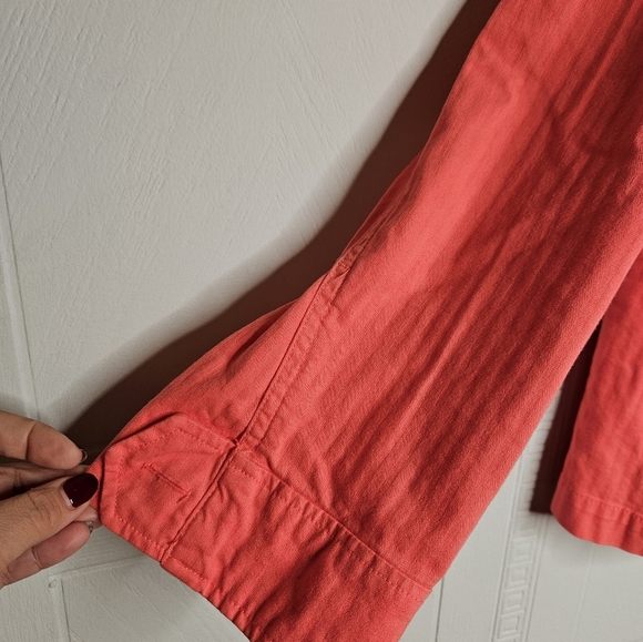 Gap Womens Coral Classic Denim Jacket Size M EUC - Picture 5 of 9